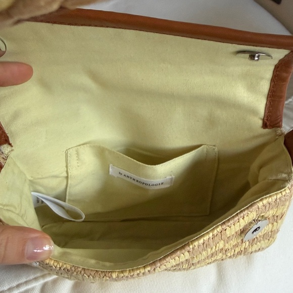 Anthropologie Straw Mini Bag - Picture 7 of 7